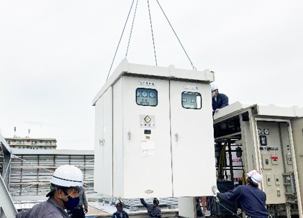 画像：高圧受変電設備工事
